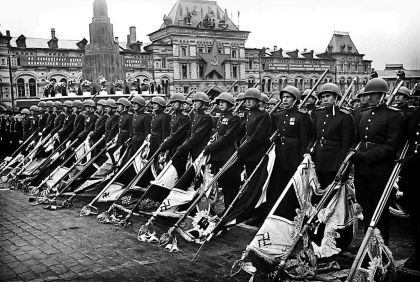 Parade des Sieges über den Faschismus, Moskau, 24. Juni 1945