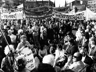 Friedensdemonstration, 8. Mai 1981, Westberlin