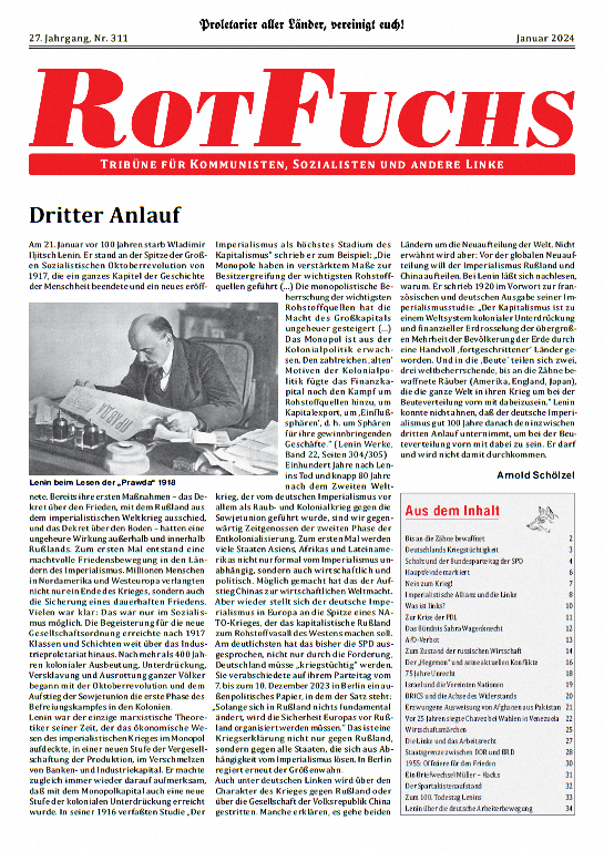 Rotfuchs 311 - Januar 2024